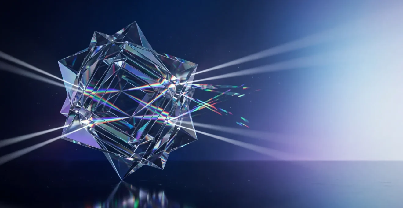 Multi-layered encryption security for remote teams depicted through abstract visual metaphor