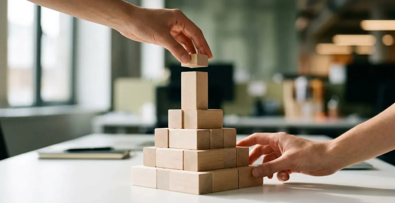 Visual representation of modular VBA architecture with orchestrator and worker functions