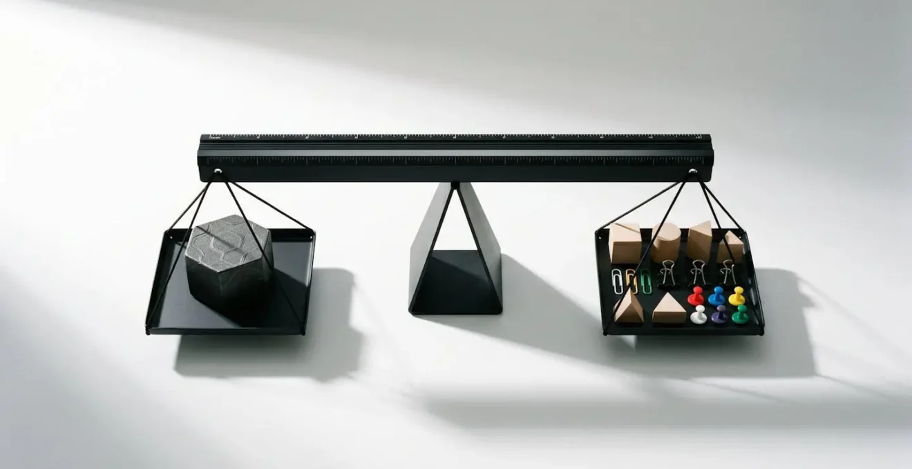 Visual comparison of budget allocation between in-house and managed IT support models